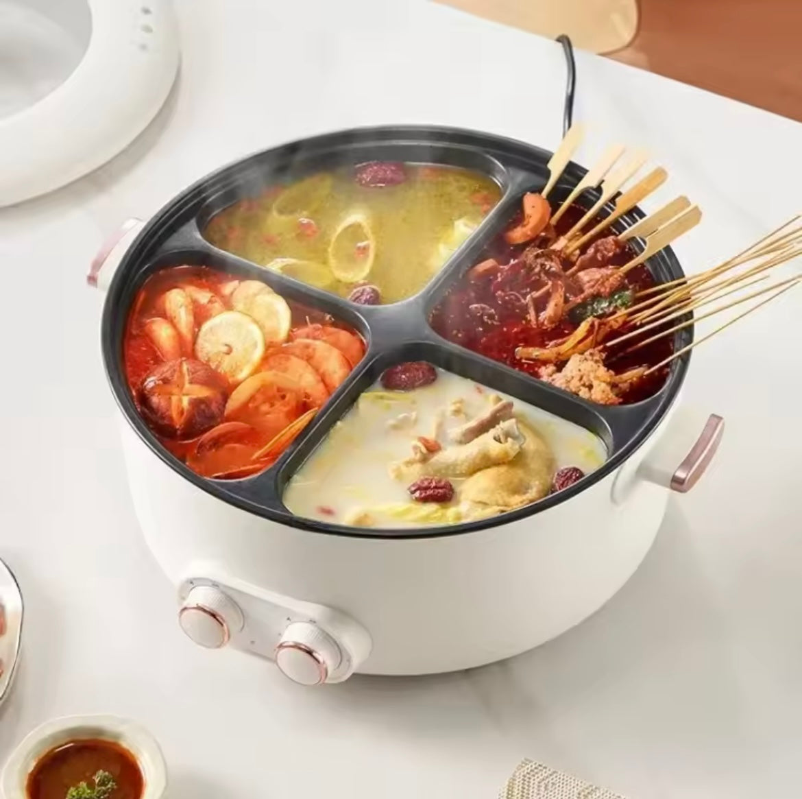 Olla eléctrica 6 Litros 4 Divisiones🍱