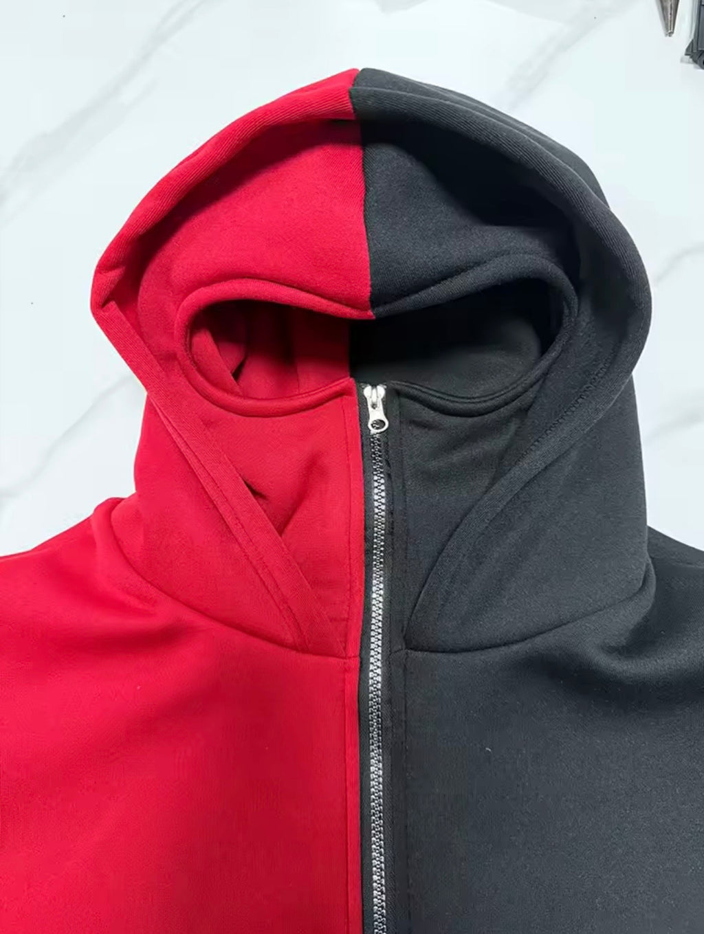 Buzo Full Zip Ninja Bicolor🥷🏻❤️🖤