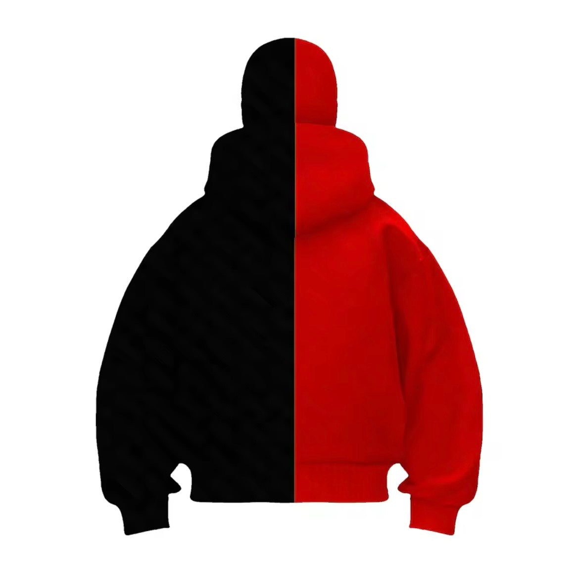 Buzo Full Zip Ninja Bicolor🥷🏻❤️🖤